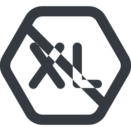 Extra large icon by Friconix (fi-hwpuxl-extra-large) line,wide,hexagon ...