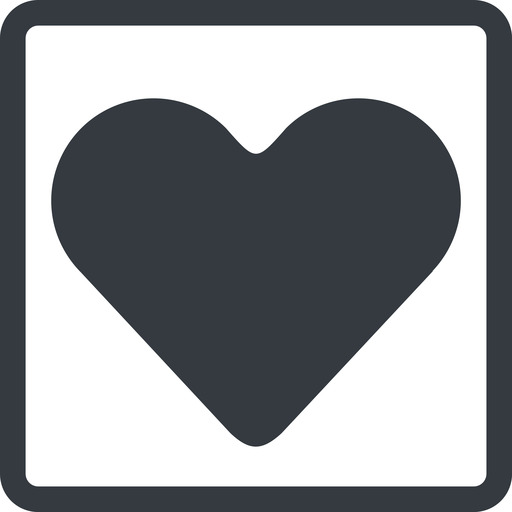 Heart solid icon by Friconix (fi-snluxl-heart-solid) line,normal,square