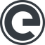 Line, down, normal, circle, logo, horizontal, mirror, g, e, google-logo icon