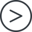 Line, normal, circle, horizontal, mirror, symbol, less, math, mathematics, greater, than, greater-than, less-than, comparison, inequality, mathematical, smaller, bigger, maths icon