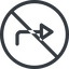 Line, down, normal, circle, sign, confirm, arrow, prohibited, key, submit, send, return, enter, return-sign icon