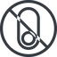 Line, left, normal, circle, horizontal, mirror, setting, prohibited, apple, on, off, ios, switch, button, radio icon