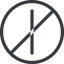 Line, right, normal, circle, minus, remove, sub, substract, prohibited, collapse, -, less icon