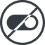 Line, up, normal, solid, circle, horizontal, mirror, setting, prohibited, apple, on, off, ios, switch, button, radio, switch-solid icon