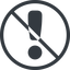 Line, up, normal, circle, mark, warning, exclamation, rounded, prohibited, info, exclamation-mark-rounded, alert icon