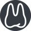 Down, normal, solid, circle, horizontal, mirror, cog, medical, health, care, medic, clinical, tooth, molar, dental, dentist, stomatology, teeth icon