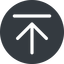 Down, normal, solid, circle, download, downloaded, downloading icon