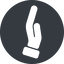 Left, normal, solid, circle, horizontal, mirror, healthcare, help, care, gift, hand, giving, giving-hand, love, give, giving-hand-solid icon