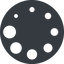 Left, normal, solid, circle, spinner, spin, wait, load, loading, waiting, galaxy, space, stars, loader icon