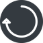 Right, normal, solid, circle, horizontal, mirror, arrow, reload, refresh, undo, redo, restore icon