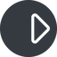 Up, right, normal, solid, circle, order, sort, sort-up icon