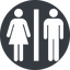 Normal, solid, circle, man, woman, dot, toilets, pictogram, dot-50, men, wc, women, dot-toilets icon