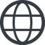 Normal, solid, circle, globe, world, earth, www, globe-solid, web icon