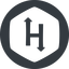 Up, normal, solid, circle, logo, brand, programming, developer, hacker, rank, challenges, hackerrank, company icon