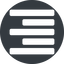 Right, normal, solid, circle, text, align, alignment, editor, right-align-solid, right-align, align-right icon