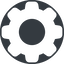 Normal, solid, circle, config, gear, wheel, settings, cog, settings-solid icon