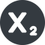 Normal, solid, circle, text, editor, subscript-solid, subscript icon