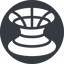 Up, normal, solid, circle, wormhole, black-hole, hole, spacetime, interstellar, astrophysics, hyperspace, einstein, rosen, singularity, relativity, wormhole-solid icon