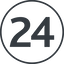 Thin, line, circle, ecommerce, crm, hosting, domain, collaboration, project, intranet, extranet, bitrix, 24, bitrix24 icon