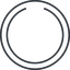 Thin, line, circle, wait, load, loading, notch, waiting, circle-notch-thin, loader icon
