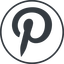 Thin, line, circle, logo, brand, image, social, picture, pinterest, p, gallery, pinterest-alt icon