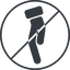 Thin, line, right, circle, prohibited, healthcare, help, care, gift, hand, giving, giving-hand, love, give, giving-hand-solid icon