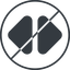 Thin, line, right, circle, prohibited, order, sort-solid, sort icon