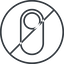 Thin, line, right, circle, setting, prohibited, apple, on, off, ios, switch, button, radio, switch-thin icon