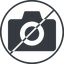 Thin, line, circle, horizontal, mirror, prohibited, camera, photo, picture, camera-solid icon