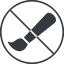 Thin, line, up, circle, prohibited, paint, brush, illustrate, drawing, painting, brush-solid icon