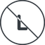 Thin, line, circle, size, large, l, prohibited icon