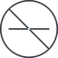 Thin, line, up, circle, minus, remove, sub, substract, prohibited, collapse, minus-thin, -, less icon