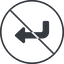 Thin, line, up, circle, sign, confirm, arrow, prohibited, key, submit, send, return, enter, return-sign-solid, return-sign icon