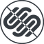 Thin, line, circle, logo, brand, prohibited, website, blog, cms, internet, squarespace icon