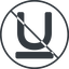 Thin, line, circle, prohibited, text, type, editor, font, typography, font-style, underline, underlined, underline-solid icon