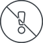 Thin, line, circle, mark, warning, exclamation, prohibited, warning-thin, alert icon