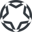 Line, down, normal, wide, solid, circle, star, rate, rating, star-wide, favorite icon