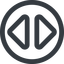 Line, right, wide, circle, order, sort, sort-wide icon
