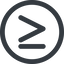 Line, wide, circle, horizontal, mirror, symbol, less, math, mathematics, greater, than, greater-than, less-than, greater-than-equal, less-than-equal, comparison, inequality, mathematical, smaller, bigger, less-than-equal-wide, equal, maths icon