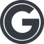 Line, up, wide, circle, logo, google, g, google-logo icon