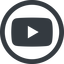 Line, wide, circle, logo, brand, social, youtube, video, channel, youtuber icon
