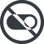 Line, down, wide, solid, circle, setting, prohibited, apple, on, off, ios, switch, button, radio, switch-solid icon