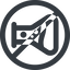 Line, left, wide, circle, prohibited, erlenmeyer, bubbling, erlenmeyer-bubbling-alt-wide icon