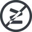 Line, wide, circle, horizontal, mirror, symbol, prohibited, less, math, mathematics, greater, than, greater-than, less-than, greater-than-equal, less-than-equal, comparison, inequality, mathematical, smaller, bigger, less-than-equal-solid, equal, maths icon