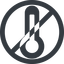 Line, wide, circle, horizontal, mirror, prohibited, temperature, thermometer, heat, high, temperature-high-solid, temperature-high, hot icon