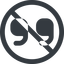 Line, up, wide, circle, mark, prohibited, quote, quotation, citation, quote-wide, quotation-mark, double-quotes icon