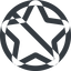 Line, up, normal, wide, solid, circle, star, rate, rating, prohibited, star-wide, favorite icon