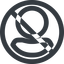 Line, normal, wide, circle, user, man, woman, person, prohibited, user-circle-wide icon