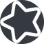 Left, normal, wide, solid, circle, star, rate, rating, star-wide, favorite icon