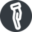 Right, wide, solid, circle, healthcare, help, care, gift, hand, giving, giving-hand, love, give, giving-hand-wide icon